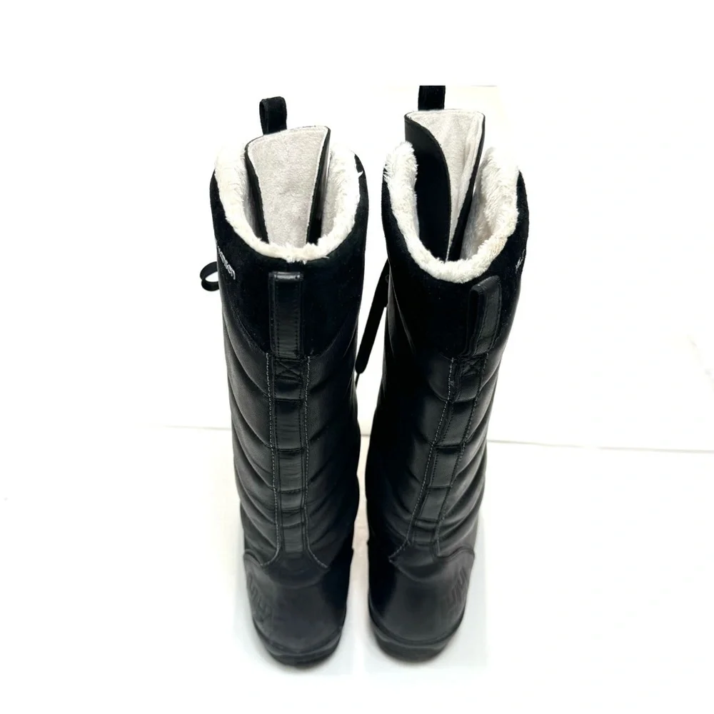 Helly Hansen Skuld 3 Leather Winter Shearling Boot in Black Size 6.5